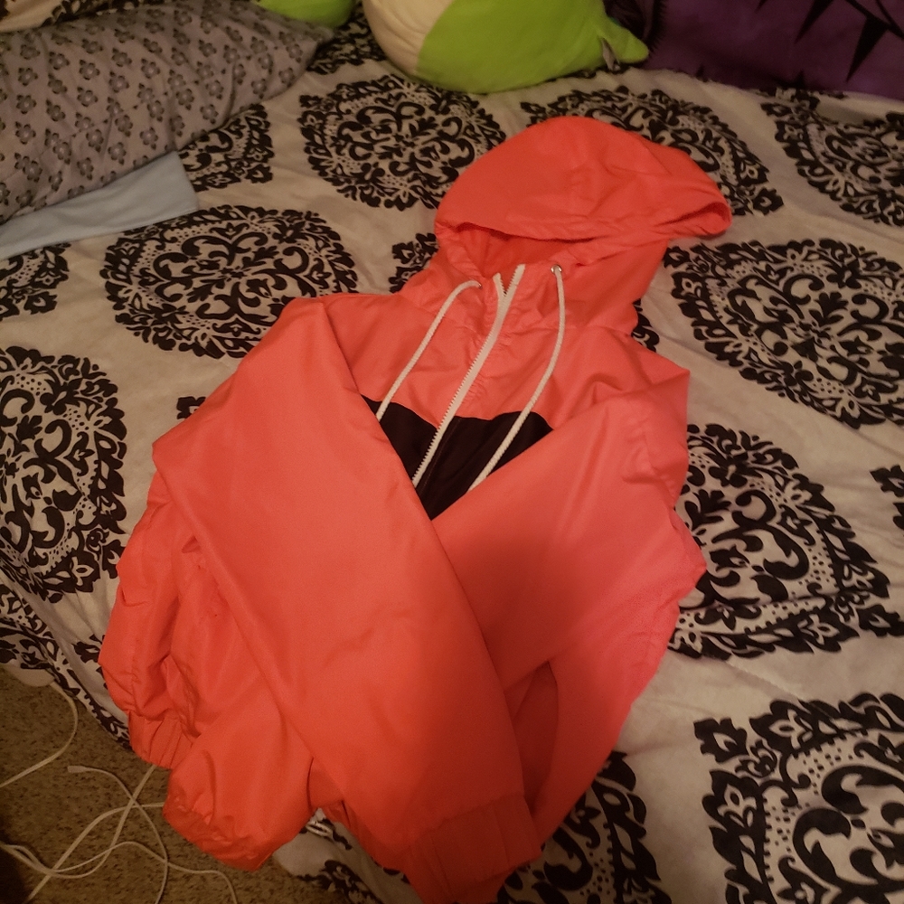 Pink wind breaker